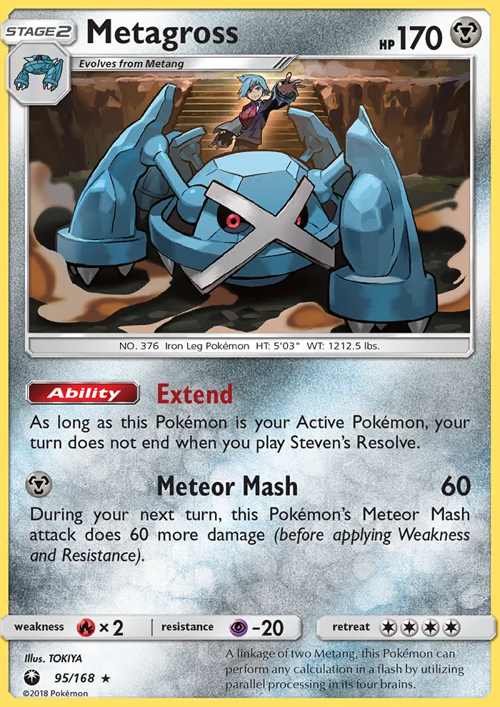 Metagross, Pokémon card