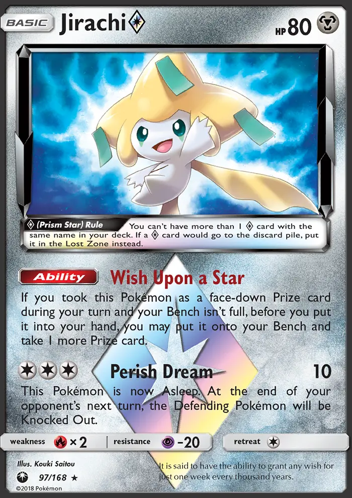 Jirachi ◇, Pokémon card