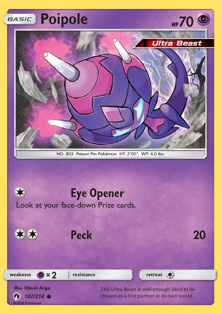 Poipole, Pokémon card
