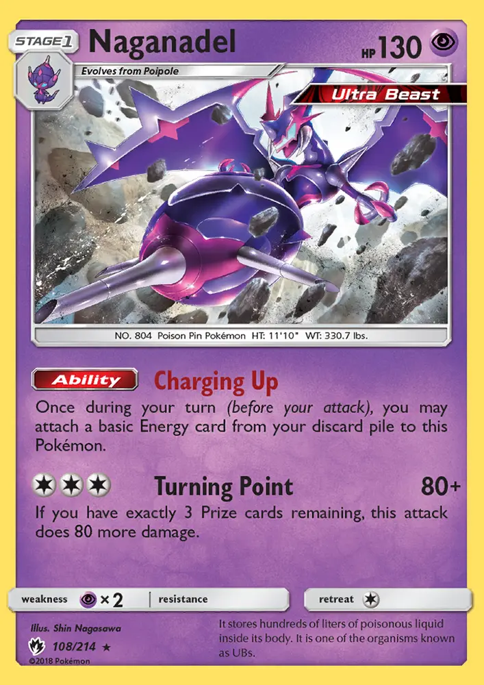 Naganadel, Pokémon card
