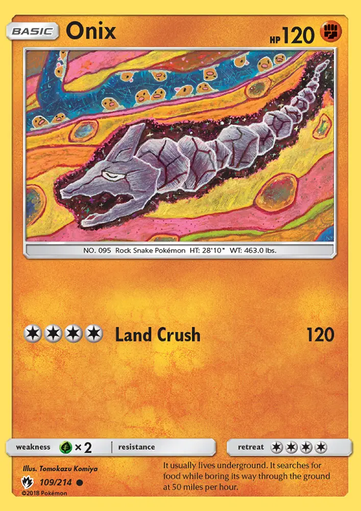 Onix, Pokémon card