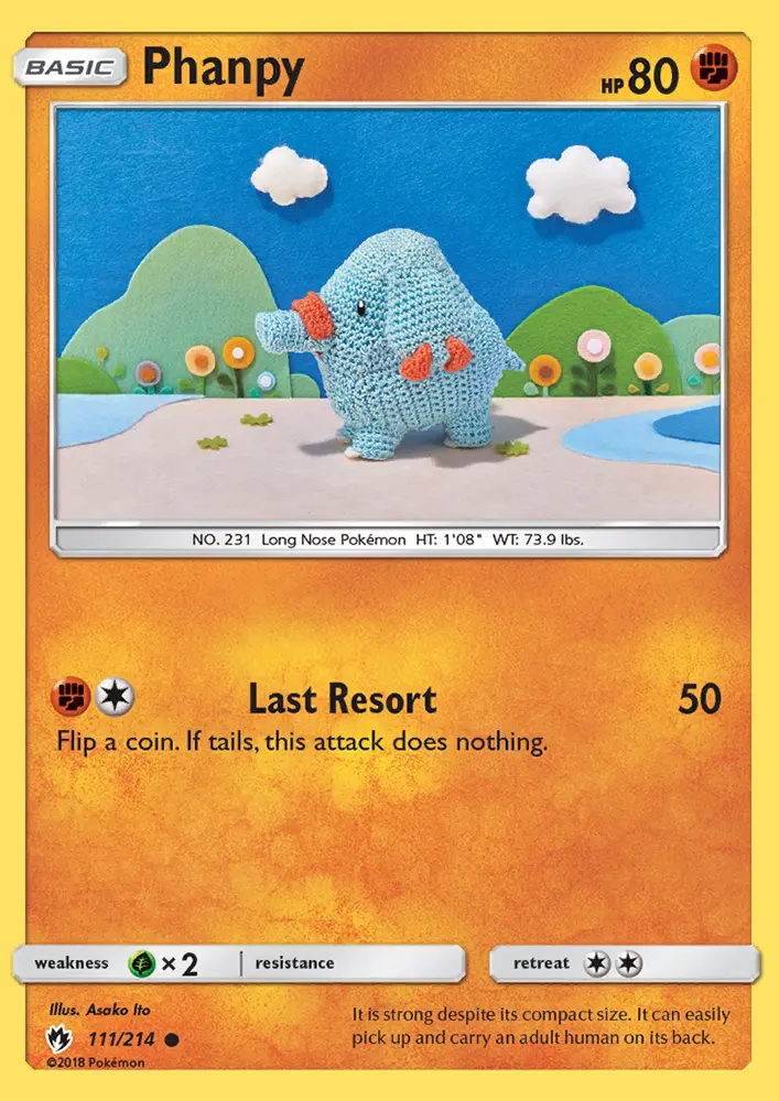 Phanpy, Pokémon card