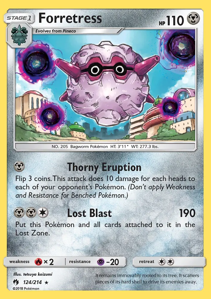 Forretress, Pokémon card