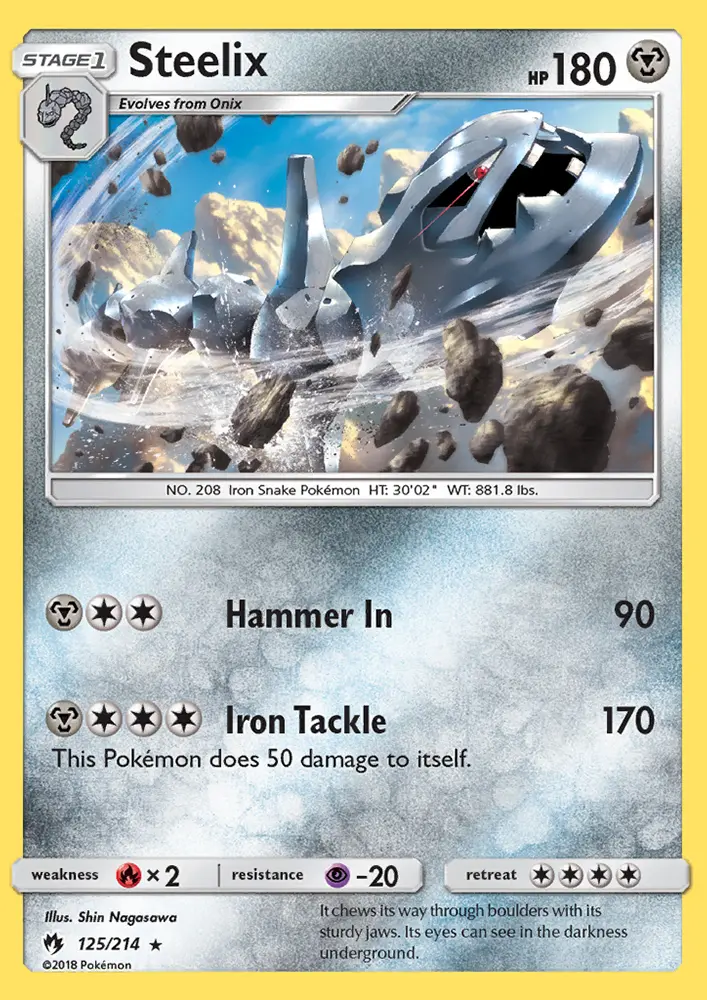 Steelix, Pokémon card