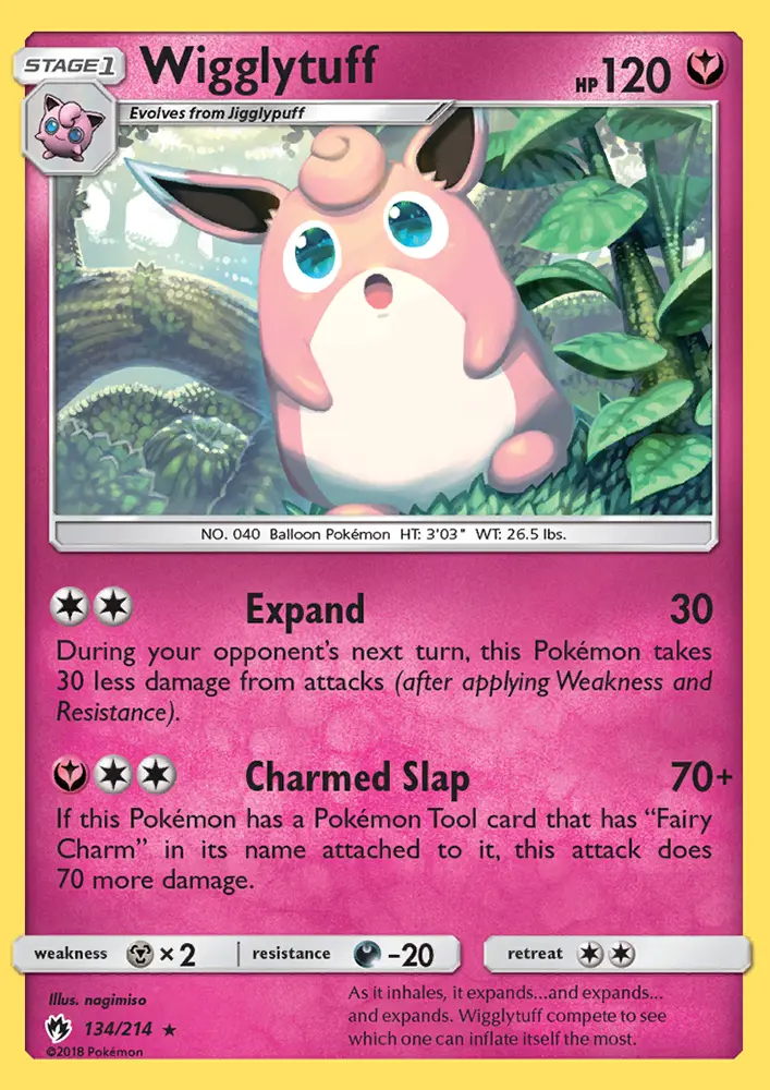 Wigglytuff, Pokémon card