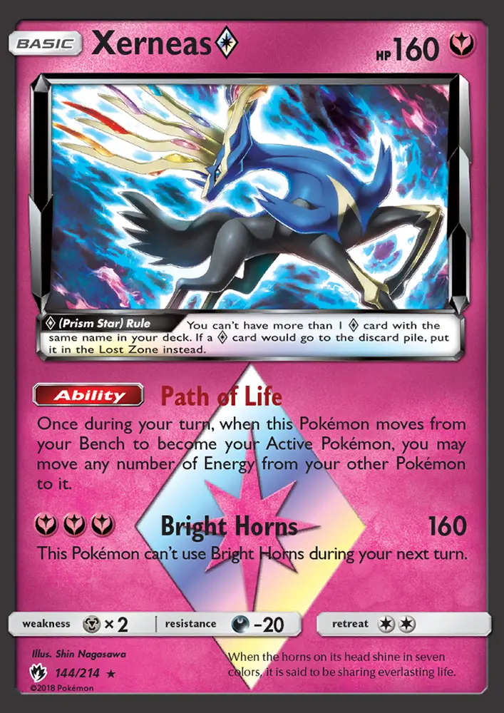 Xerneas ◇, Pokémon card