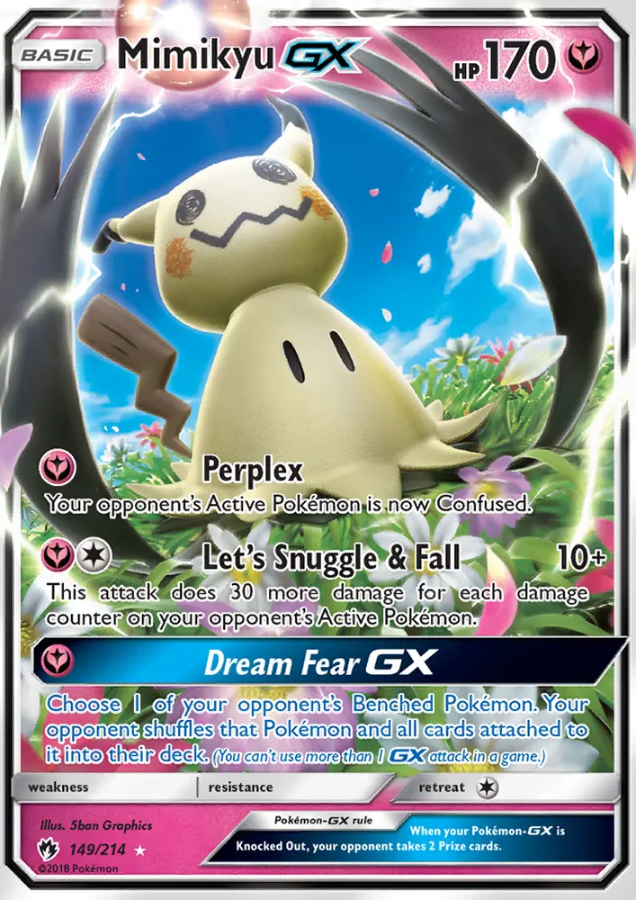 Mimikyu GX, Pokémon card