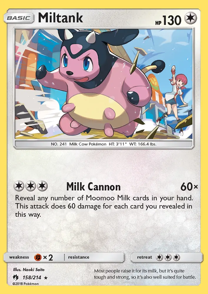 Miltank, Pokémon card