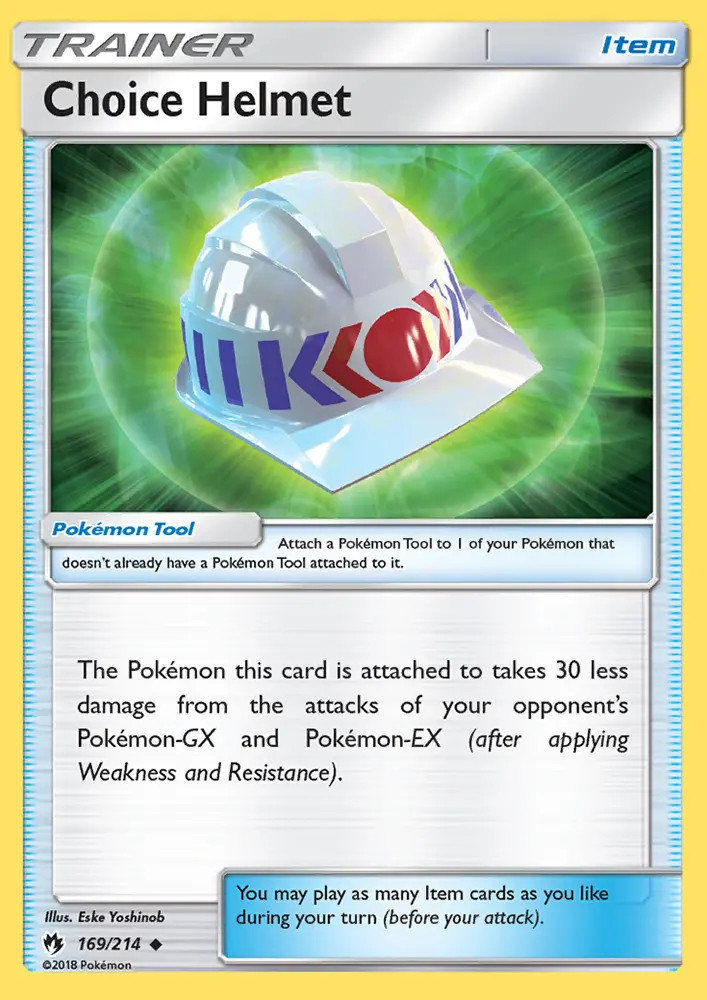 Choice Helmet, Pokémon card