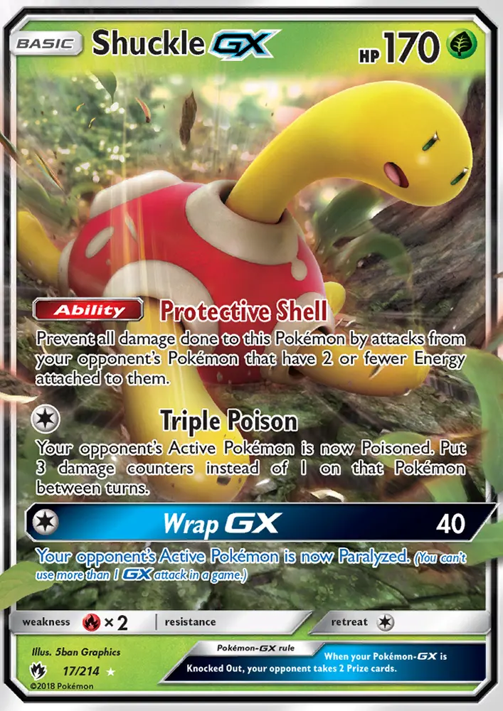 Shuckle GX, Pokémon card