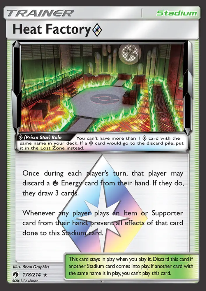 Heat Factory ◇, Pokémon card