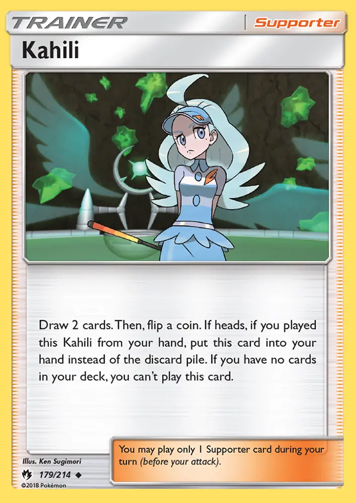 Kahili, Pokémon card