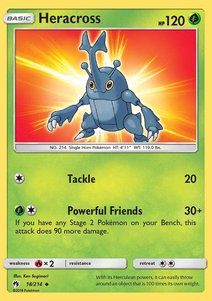 Heracross, Pokémon card
