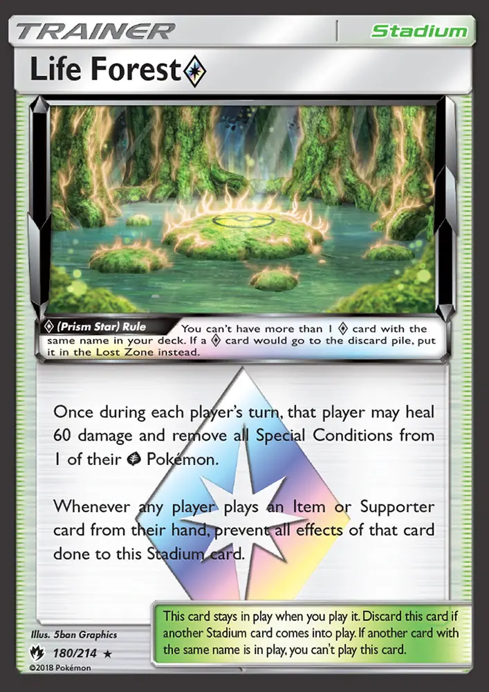 Life Forest ◇, Pokémon card
