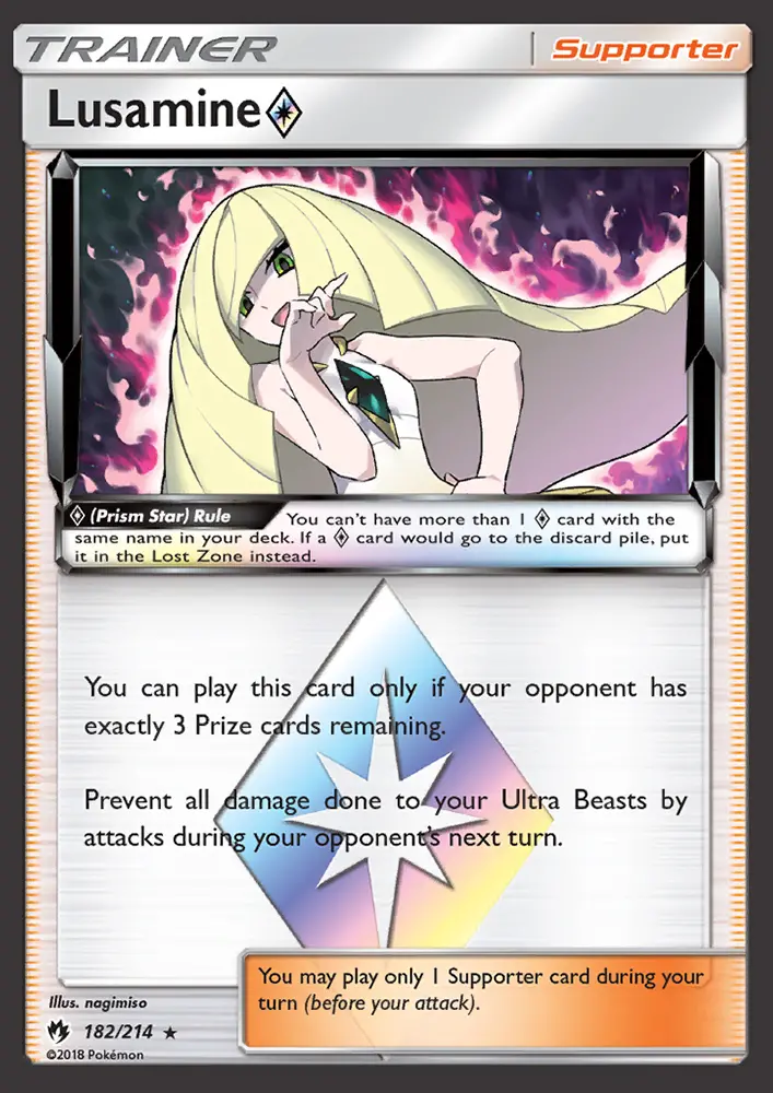 Lusamine ◇, Pokémon card