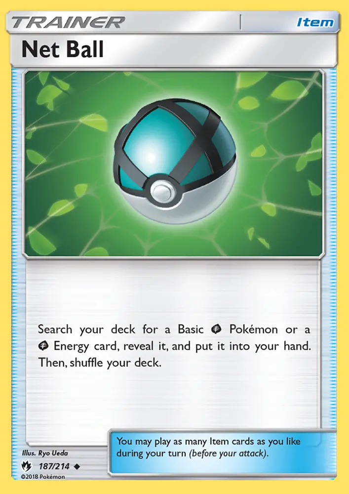 Net Ball, Pokémon card