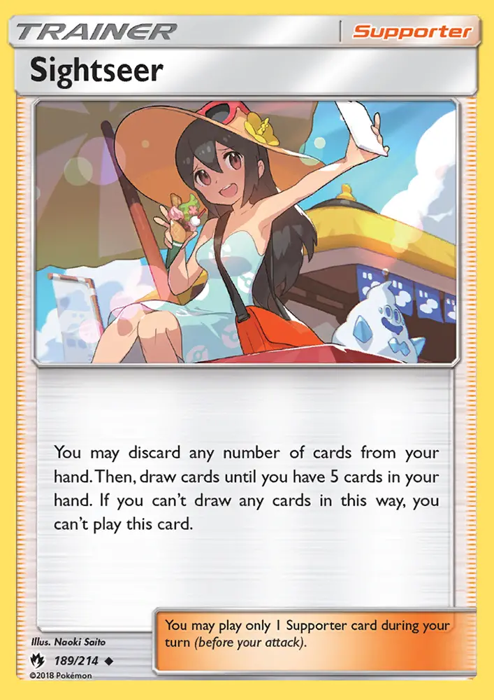 Sightseer, Pokémon card