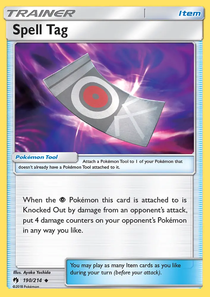 Spell Tag, Pokémon card