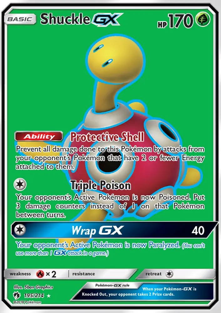Shuckle GX, Pokémon card