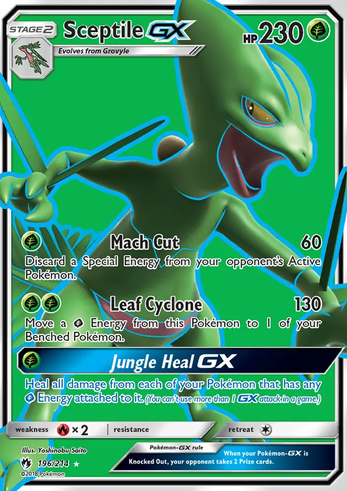 Sceptile GX, Pokémon card
