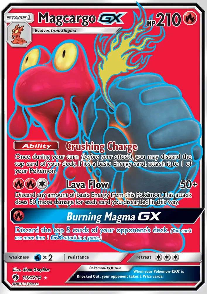 Magcargo GX, Pokémon card
