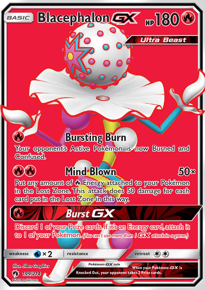 Blacephalon GX, Pokémon card