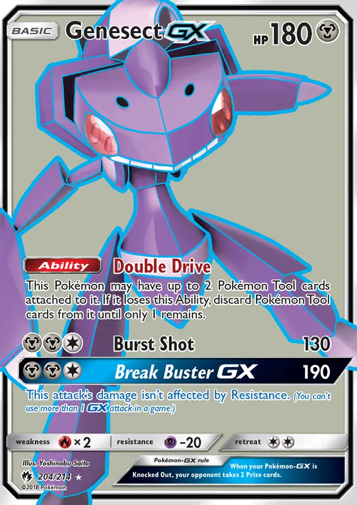 Genesect GX, Pokémon card