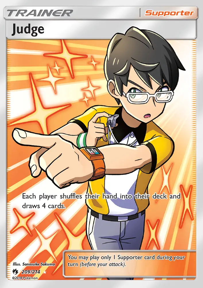 Judge, Pokémon card