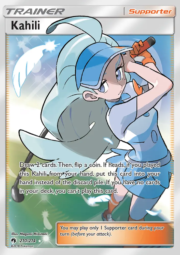 Kahili, Pokémon card