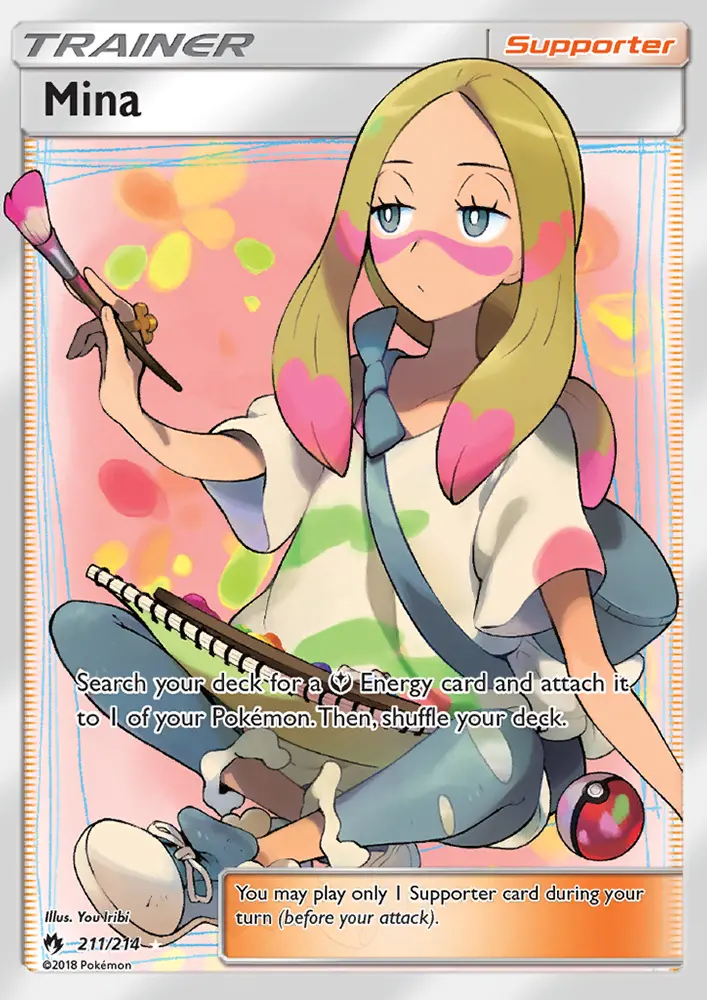 Mina, Pokémon card