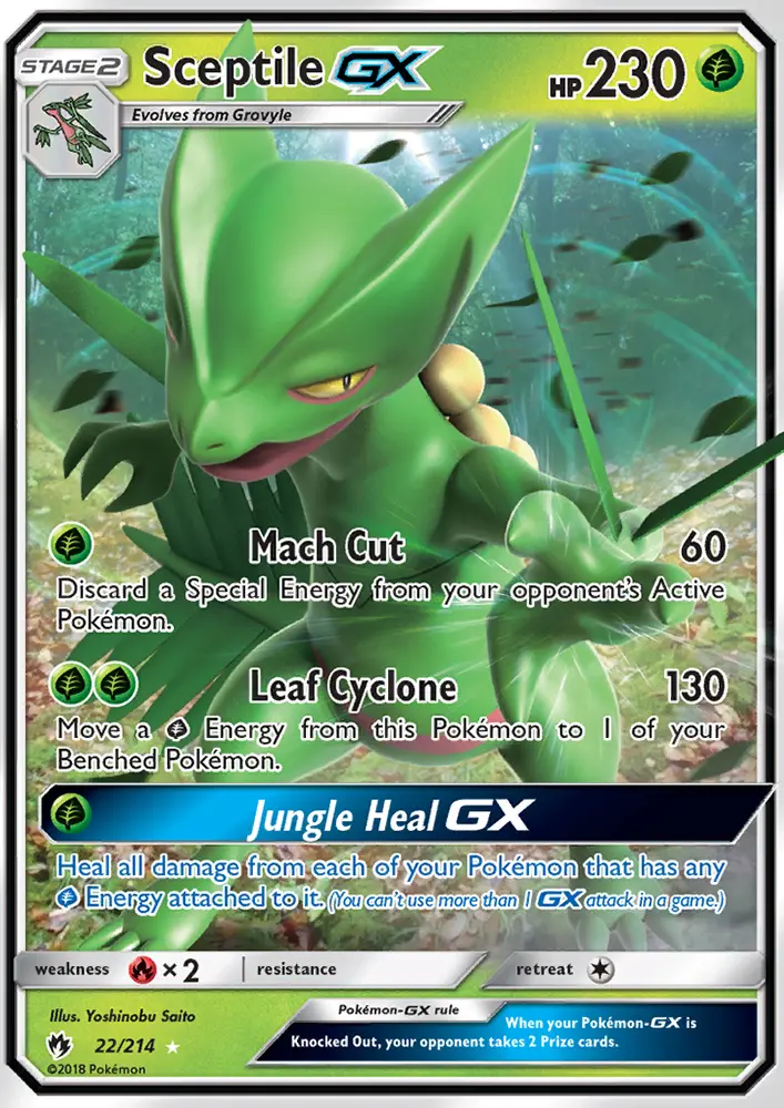 Sceptile GX, Pokémon card