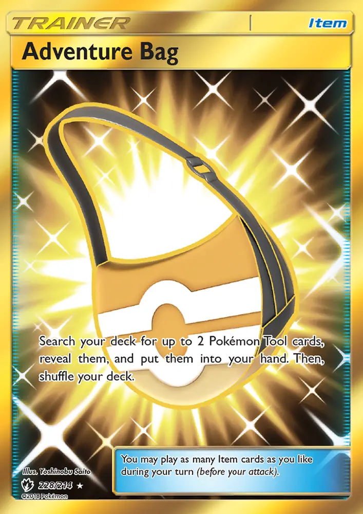 Adventure Bag, Pokémon card