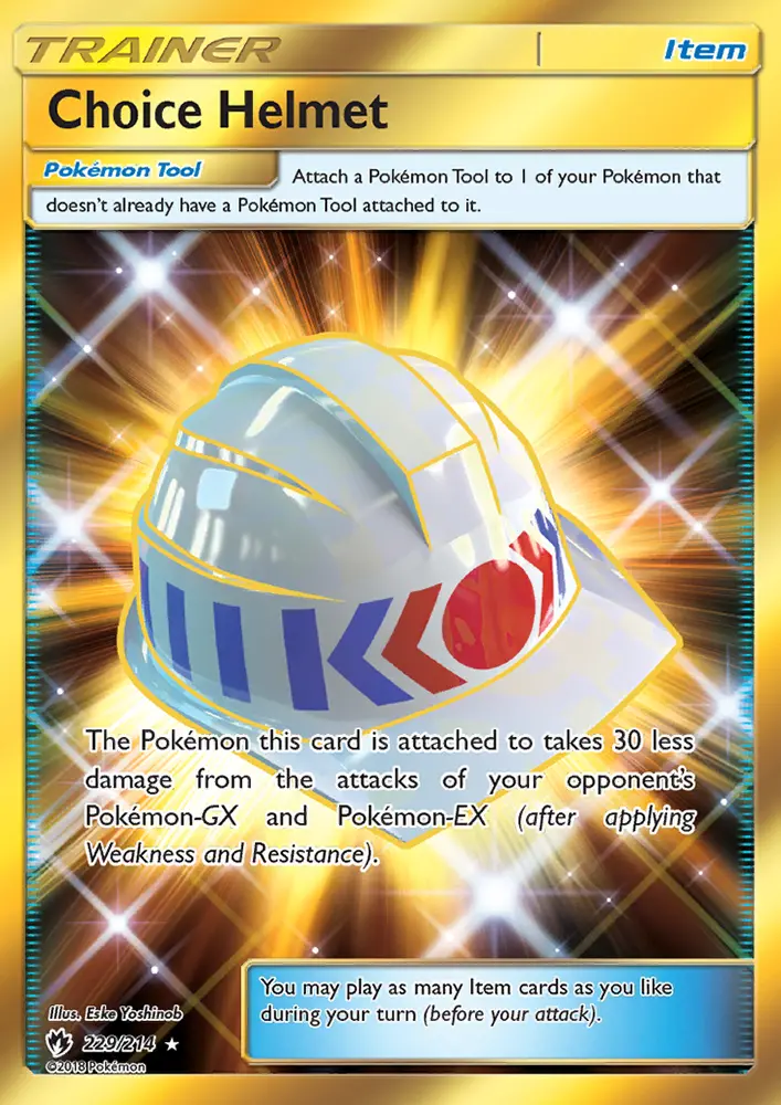 Choice Helmet, Pokémon card