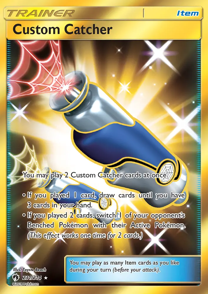 Custom Catcher, Pokémon card