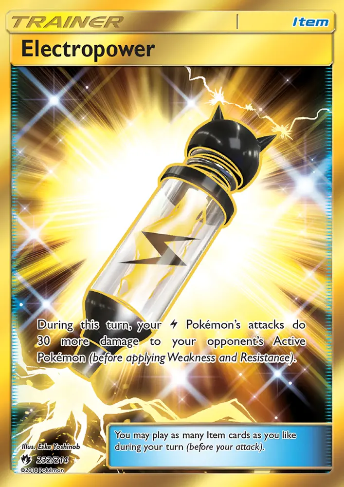 Electropower, Pokémon card