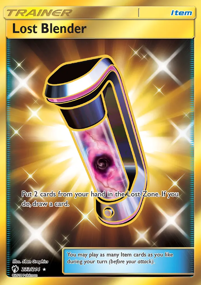 Lost Blender, Pokémon card