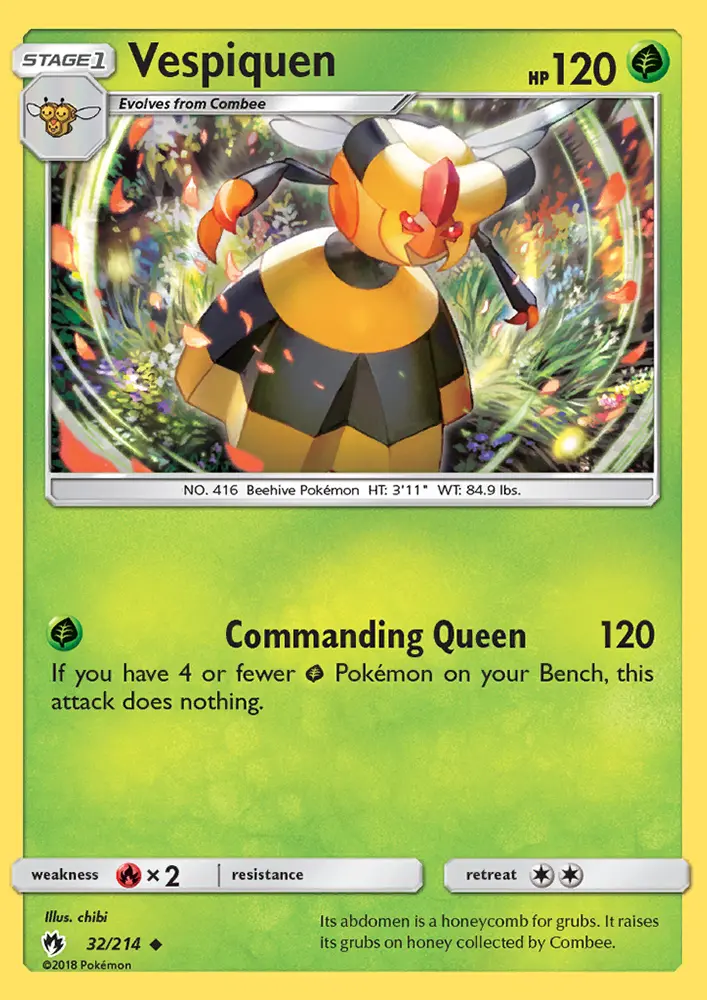 Vespiquen, Pokémon card