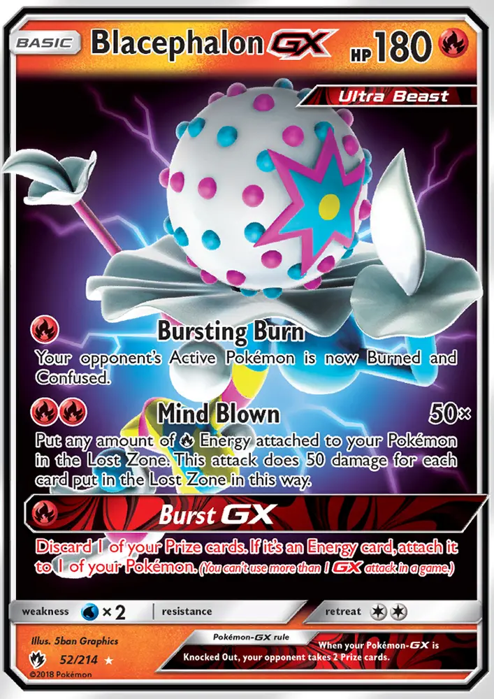 Blacephalon GX, Pokémon card