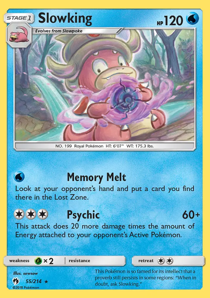 Slowking, Pokémon card