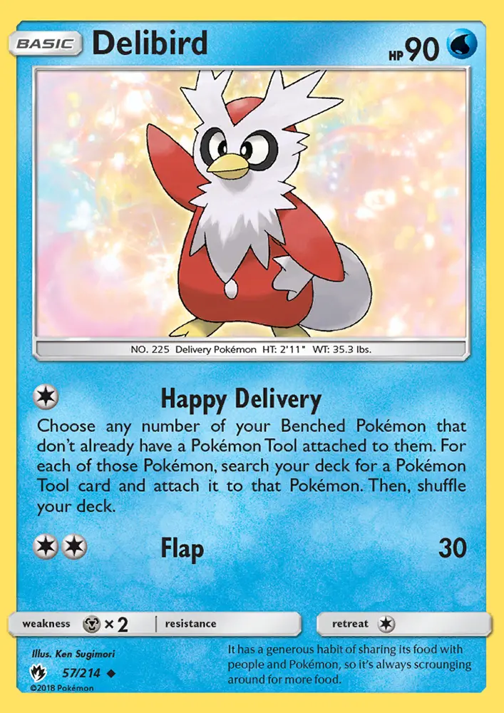 Delibird, Pokémon card