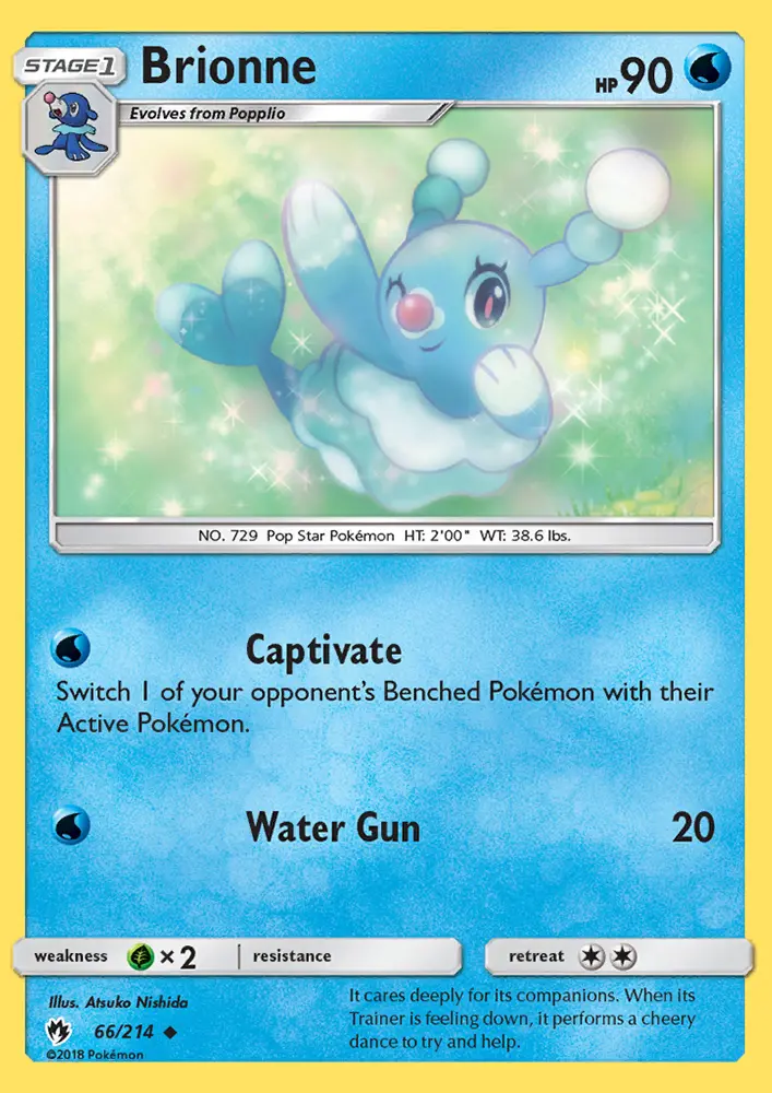 Brionne, Pokémon card