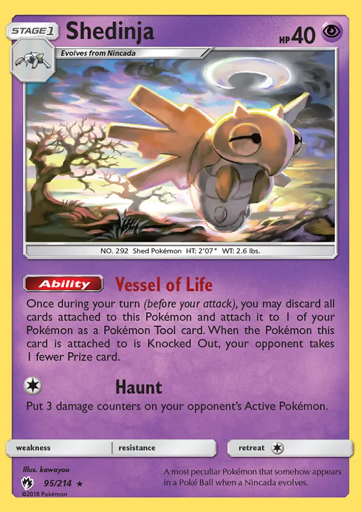 Shedinja, Pokémon card