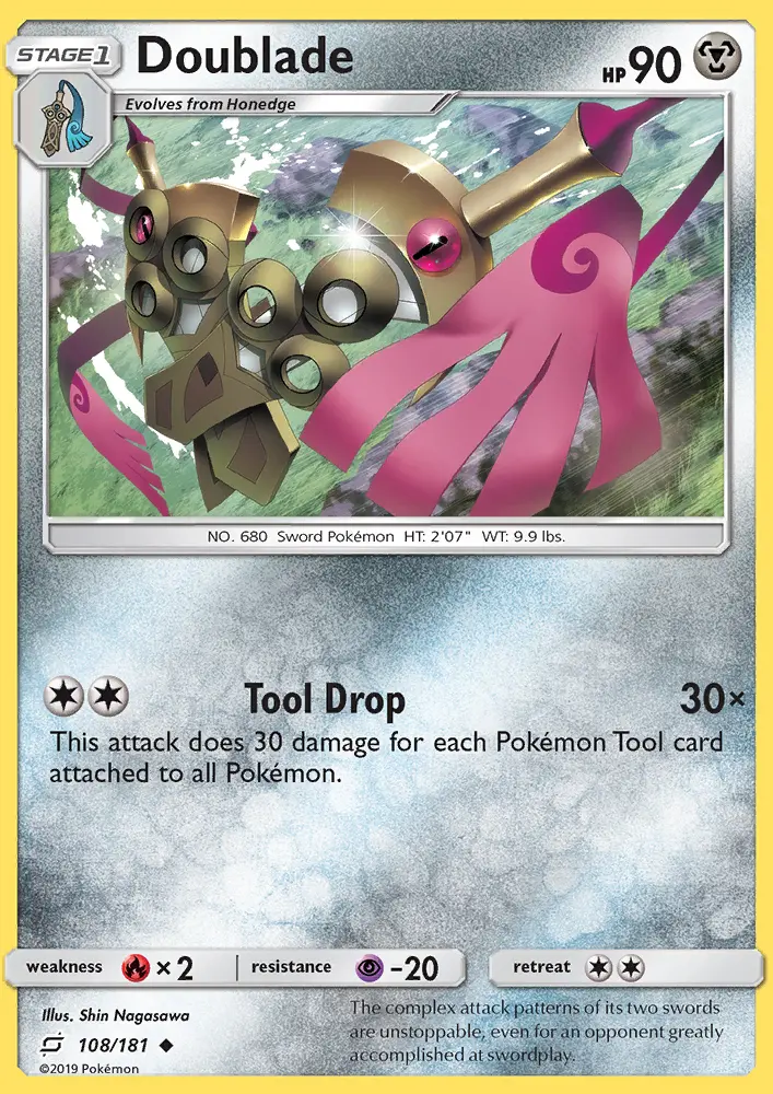 Doublade, Pokémon card