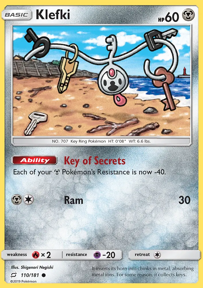Klefki, Pokémon card