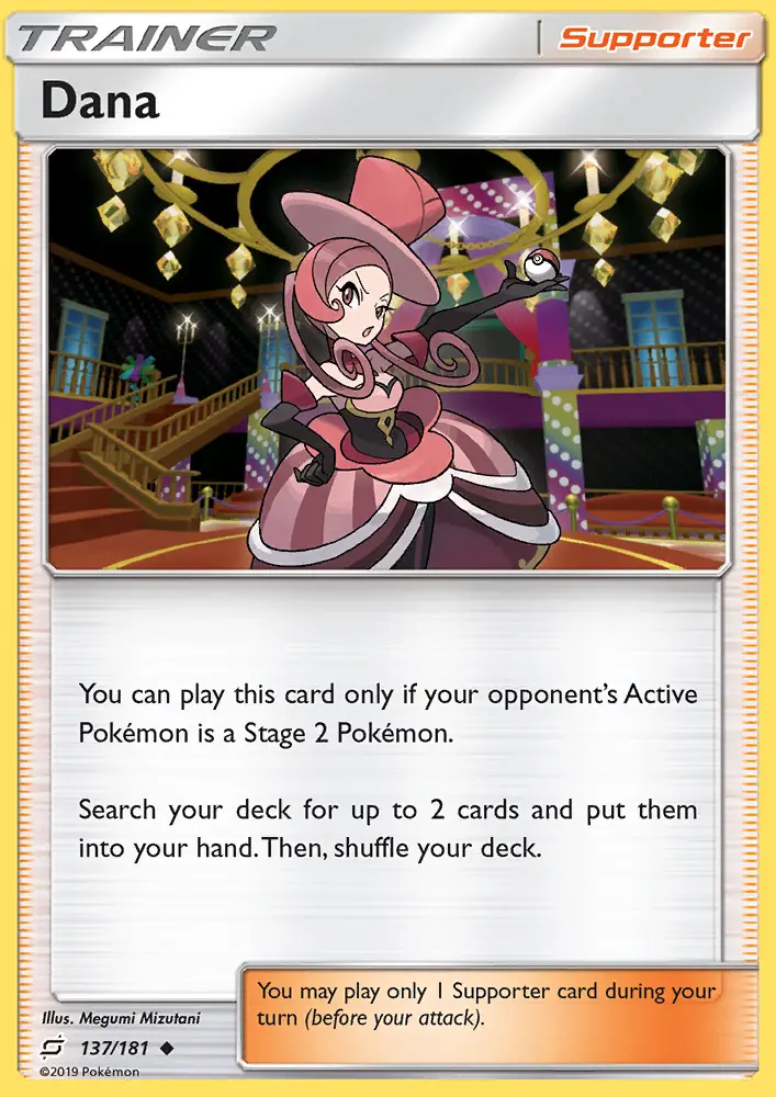 Dana, Pokémon card