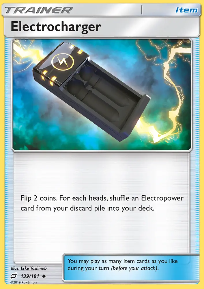 Electrocharger, Pokémon card