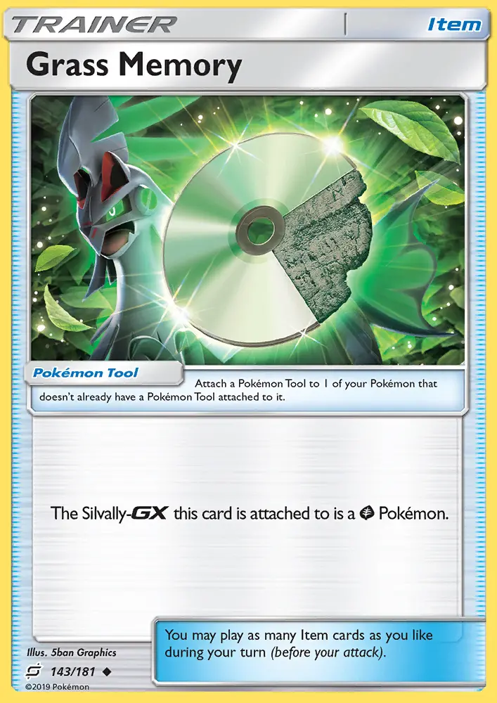 Grass Memory, Pokémon card