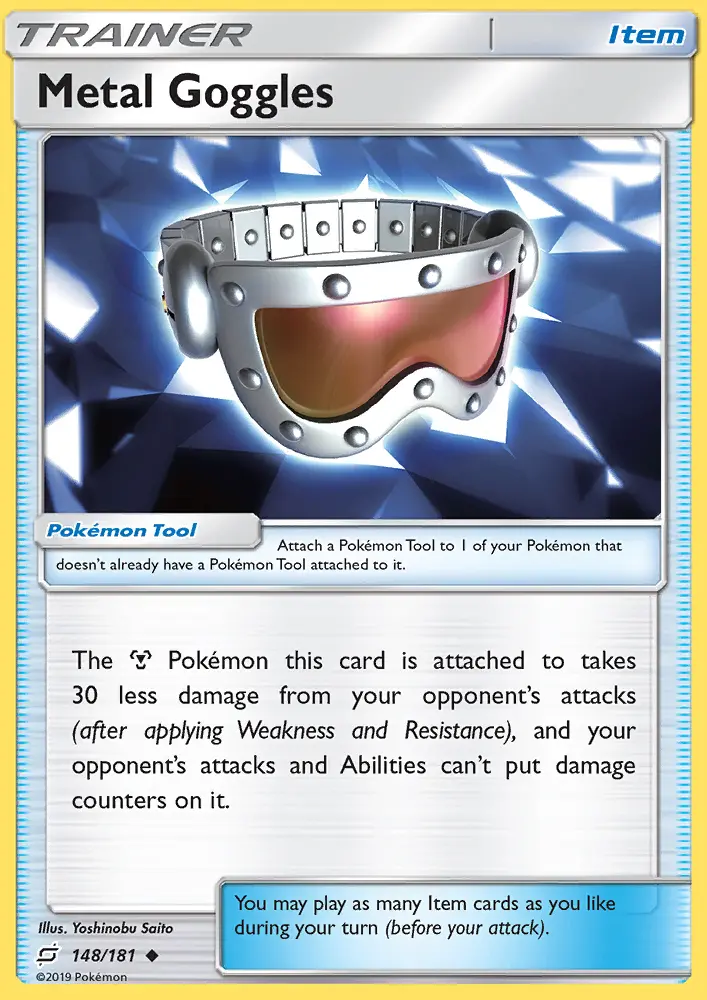 Metal Goggles, Pokémon card