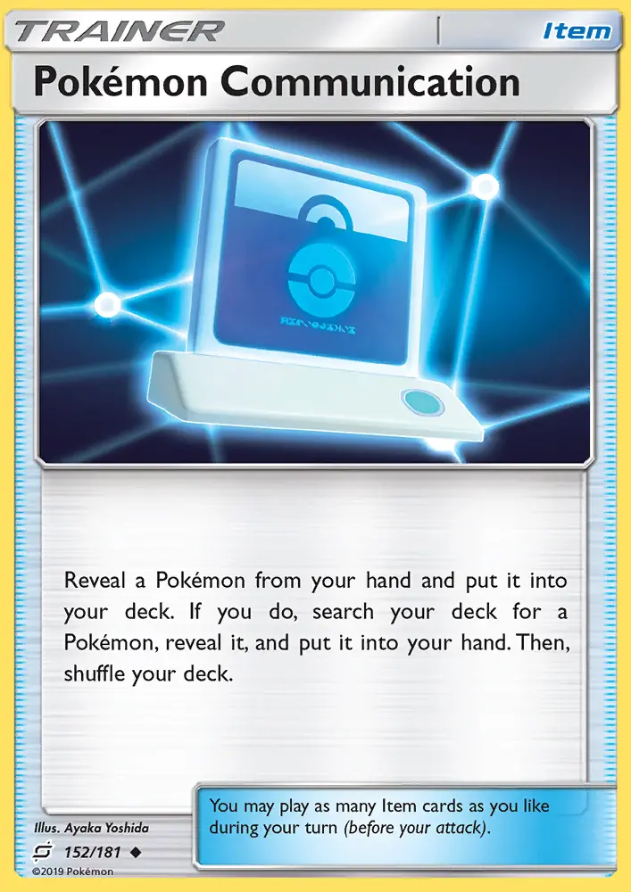 Pokémon Communication, Pokémon card