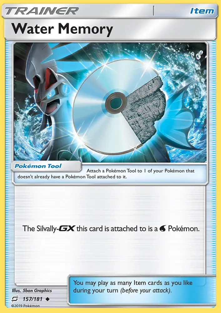 Water Memory, Pokémon card